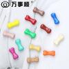 Cor de doce divertida ins liga tinta contas de osso pulseira DIY colar espaçadores de furo grande acessórios de joia material