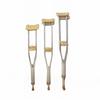 Muletas Axilares de Altura Ajustable, Muletas Antideslizantes de Aleación de Aluminio y Acero Inoxidable, Muletas de Ayuda para Caminar de Elevación Única