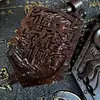Colgante Natural Lei Zao Mu Yuhua de Nueve Caracteres Zhenyan Colgante Marca Colgante Espada de Siete Estrellas Tallado a Mano para Llevar Consigo