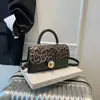Bolsa Quadrada Pequena de Ombro Cruzado com Fivela de Trava Tendência Outono 2026 Nova Cor Color-Blocking Design de Nicho Moda Sensação de Alto Padrão