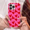 Estilo Femenino Popular en el Extranjero Rojo con Forma de Corazón Venta al por Mayor iPhone 18 Pro Max Ultra-Popular Funda de Teléfono Mate