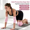 Rodilleras Yoga Fitness Danza Transpirables Esponja Engrosada Rodilleras Deportivas Se Puede Arrodillar Protección de Codos Esponja Anticolisión Juego de Cuatro Piezas