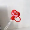 Cubiertas de Silicona para Popotes Transfronterizas Dibujos Animados Tapas a Prueba de Polvo para Popotes Tapas para Bebidas Té con Leche 8mm 10mm Tapones Suaves de Goma Personalizados