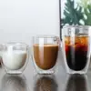Nueva Taza de Jugo de Vidrio de Doble Capa Venta Caliente Recomendada Vidrio Resistente a Altas Temperaturas Taza con Forma de Huevo Taza para Bebidas Frías Leche Café
