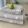 Exportado a Corea, Cubre Cama de Algodón Doble Cara con Relleno Acolchado, Sábana de Cama Antideslizante para Tatami de Cuatro Estaciones, Colchoneta Fina, en Stock para Venta al por Mayor