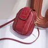 Bolsa de Teléfono Móvil de Cuero Genuino, Mini Bolsa Pequeña, Bolso de Mujer, Tendencia Caliente 2026, Moderno y Súper Popular, Bolso Cruzado de Hombro de Piel de Vaca de Primera Capa