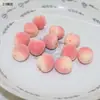 2-2,5cm simulação mini pêssego simulação material de fruta adereços de joia acessórios de pêssego de simulação para bonsai