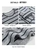 Camiseta Color Block Listrada Estilo Coreano de Fábrica para Mulheres Primavera e Outono Roupa de Baixo Design de Gola Redonda Versátil Solta Preguiçosa Manga Longa Top