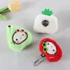 Muñeca de Peluche Broche de Fruta de Dibujos Animados Kt Billetera Llavero Chirriante Colgante Pasador Diadema Accesorios para Equipaje