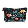 Bolsa Cosmética Estampada Navideña Nueva Transfronteriza Almacenamiento de Mano Perezosa Portátil Bolsa de Viaje Bolsa de Aseo Bolsa de Regalo Pequeña
