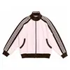 Sudadera estilo retro americano con cuello alto para hombre, diseño color block blanco y negro con tres rayas, chaqueta de frente abierto, chaqueta de béisbol moderna para primavera y otoño