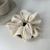 Elástico de Cabelo Scrunchie de Cetim de Alta Qualidade Estilo Coreano para Mulheres, Novo Elegante Elástico para Coque Acessório de Cabelo Elástico