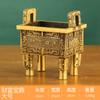Venta al por mayor de fábrica latón Baoding fortuna cobre Dingsheng Qianqiu artesanías para el hogar adornos de cobre