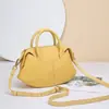 Bolso cruzado de cuero genuino, Bolsos transfronterizos, Bolso tipo Boston de béisbol para mujer, Bolso de alta gama para mujer, Bolso de mano de piel de vaca de primera capa