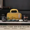 Conjunto de Chá de Viagem Criativo Novo Estilo Casa Bule de Cerâmica Xícaras de Chá Pequeno Conjunto Completo Preparo de Chá Gongfu Escritório Luxo Leve