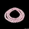 Qianjing Wanma Atacado Pulseiras de Cristal Rosa Naturais em Estoque, Anéis Lisos Simples, Pulseiras de Cristal Femininas para Venda em Bancas