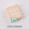 Simulación de galletas de crema de colores brillantes, bricolaje, agujero de horquilla, zapatos, taza de agua, pasta, crema, pegamento, funda de teléfono móvil, accesorios de resina