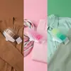 Paquete de 9 Gomas para el Cabello de Alambre de Teléfono Degradadas para Mujer, Bandas para el Cabello Simples de Verano con un Toque de Alta Gama, Nuevas Cuerdas para el Cabello de Moda