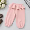 Calça Infantil Estilo Outono Calça Jogger 2026 Nova Calça Casual para Bebê Calça de Moletom Infantil Calça Longa Estilosa para Meninas