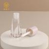 Tubo de brillo de labios transparente en forma de hongo de 2,5 ml, tubo de subenvasado de brillo de labios, tubo vacío de plástico de pared gruesa, embalaje al por mayor