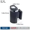 Luminária de Parede Externa, Kit Plástico Dupla Cabeça à Prova d'Água para Porta da Frente, Varanda, Terraço, Pátio, Luz de Parede Externa para Pendurar