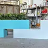 Suporte de Flores de Aço Inoxidável para Exterior Vaso de Flores Varanda Sala de Estar Vaso de Chão Pátio Calha de Flores Divisória de Cerca Caixa de Plantio Canteiro de Flores