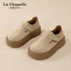 Sapatos Birkenstock para Mulheres, Novo Modelo de Primavera, Sola Grossa Retrô, Aumentador de Altura, Antiderrapante, Confortável, Moderno, Sapatos Casuais Versáteis, Sapatos Birkenstock de Cobertura Total