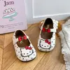 Zapatos para Niños, Zapatos Tk de Princesa para Niñas, Zapatos de Cuero con Puntos para Niños, Planos de Otoño, Suela Suave para Bebé, Velcro Antideslizante, Estilo Coreano