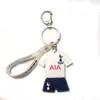 Juwen C Luo AC ibuguo milucaku Estrella francesa Camiseta de doble cara Llavero de PVC Ventilador colgante regalo