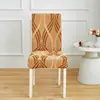 Nueva Funda de Silla de Comedor Jacquard Tridimensional, Funda de Silla Totalmente Elástica, Adecuada para Todas las Estaciones, Funda de Taburete de Una Pieza para el Hogar, Venta al por Mayor