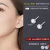 1 Par de Brincos para Piercing Huazi com Diamantes em Caixa Brincos de Resina com Agulha Invisível Anti-Bloqueio Unhas de Osso de Orelha Brincos Transparentes para Orelha Femininos