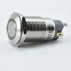 Interruptor Autorestableciente Loniu de Cabeza Plana con Anillo de 16 mm con Fuente de Alimentación Luz Talismán Modificación de Coche Autocierre Restablecimiento