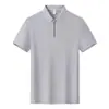 Novos Estilos de Camisas Polo Feitas Sob Medida Roupa Corporativa para Trabalho Roupas de Trabalho da Moda Camisas Polo Feitas Sob Medida Camisas Polo de Seda de Gelo Uniformes de Trabalho