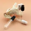 En Stock Frascos Pequeños de Muestra de Perfume de 1.5ml 2ml, Frascos de Perfume de Prueba, Frascos de Vidrio con Atomizador para Viajes y Portabilidad
