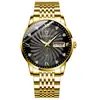 Binbond Moda Nuevo Reloj de Cuarzo con Correa de Acero, Calendario Dual, Reloj de Hombre Ultradelgado, Dropshipping Transfronterizo