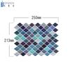 Pegatinas de pared de mosaico 3D, muy vendidas, pegatinas para interruptores, pegatinas de pared para decoración de cocina y baño, venta directa de fábrica.