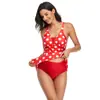 2021 Nuevo traje de baño de falda de una pieza estampado europeo y americano conservador para mujer, traje de baño de verano para mujeres embarazadas, mayorista de trajes de baño Amazon