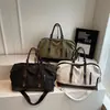 Bolsa de Lona Transfronteriza para Fitness y Viajes, Bolsa de Abordaje para Viajes al Aire Libre, Compartimento Independiente para Zapatos, Bolsa de Carrito, Bolso de Mano Neutro