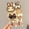 Pinzas Mágicas de Peluche de Dibujos Animados para Niños, Herramienta de Peinado Que No Daña el Cabello, Pasadores Lindos para Niñas, Accesorios para el Cabello