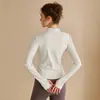 Ropa deportiva, Ropa de yoga, Chaqueta, Ajuste ceñido para mujer, Secado rápido, Top deportivo para correr, fitness, pilates, Ropa de ciclismo