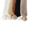 Bufanda para Bebé Invierno Cálida Felpa Bufanda para Bebé 2024 Nueva Engrosada Invierno Conjunto de Cuello para Niños y Niñas Moda