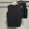 Comércio Exterior 2025 Novo Colete de Malha de Verão Masculino Casual Simples Cor Lisa Fitness Esportes Respirável Roupa Externa Sem Mangas