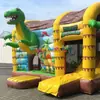Castelo Inflável de Dinossauro para Crianças Festa de Aniversário em Família Trampolim Inflável Parque Inflável Pequeno para Crianças Castelo Inflável Pula-Pula