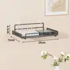 Soporte sin perforación para decodificador de TV, estante de almacenamiento para proyector, estante simple de pared para router