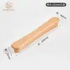 Manija Moderna Simple de Nogal para Cajón de Mueble de Agujero Único y Doble, Manija Pequeña para Puerta de Armario de Madera Maciza, Venta al por Mayor