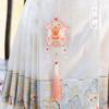 [Qian Li] Adornos Colgantes de Saquito Koi Colgante de Saquito para el Cuello Bolsa de Saquito con Forma Cometa de Papel Accesorios Hanfu Venta al por Mayor