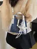 Bolsa de Hombro Exquisita de Gran Capacidad para Mujer, Bolso de Axila, Bolso Cruzado Tipo Cubo para Viajes, Verano 2026