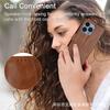 Para Celular Samsung S24plus Capa de Couro com Zíper Porta-Moedas S22/S23 Crossbody Carteira Flip Capa Protetora