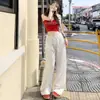 Pantalones Casuales de Pierna Recta, Holgados, Adelgazantes, con Lunares, Plisados y Caída, de Lyocell Tencel, Tendencia Verano 2026 para Mujer