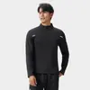 Fábrica Super Personalizado Processamento OEM e Impressão de Logo Outono Meio Zíper Esportivo Manga Longa Outdoor Secagem Rápida Roupas